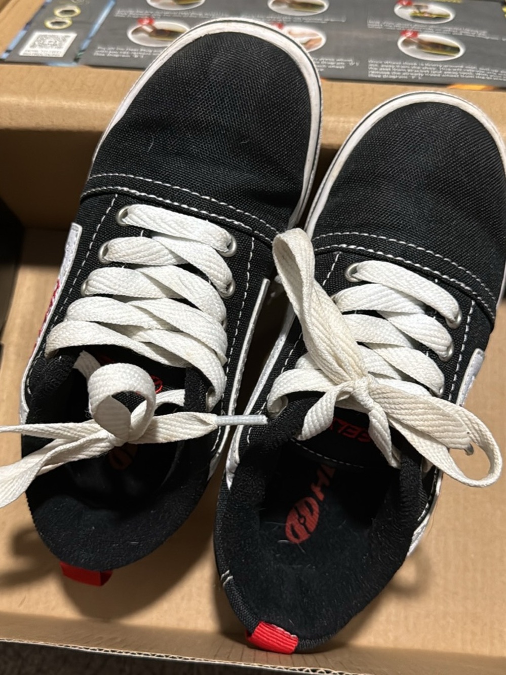 Heelys Black Canvas Sneakers - size 13